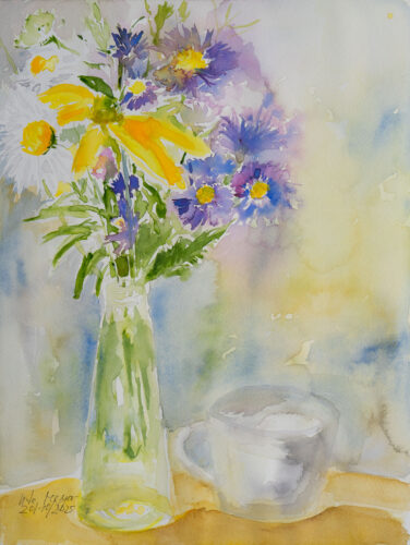 Aquarellstillleben