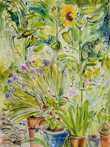 Gartenaquarell